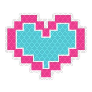 3m反光贴汽车电动车贴划痕遮挡遮盖贴纸车身车尾爱心图案防水贴