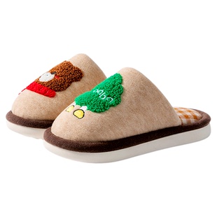 儿童棉拖鞋秋冬季男童居家室内防滑小女孩宝宝中大童拖鞋亲子棉拖