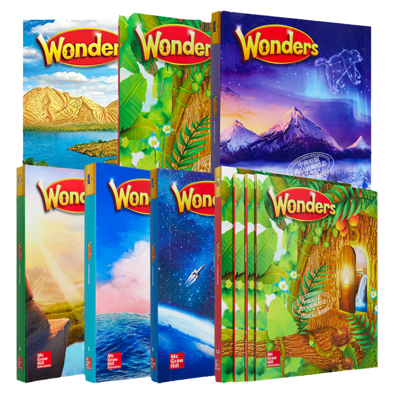 Wonders Authentic Literature Package Grade 1-6 美国麦格劳希尔英语教材 奇观文学选集包 一至六年级 英文原版 进口原版工