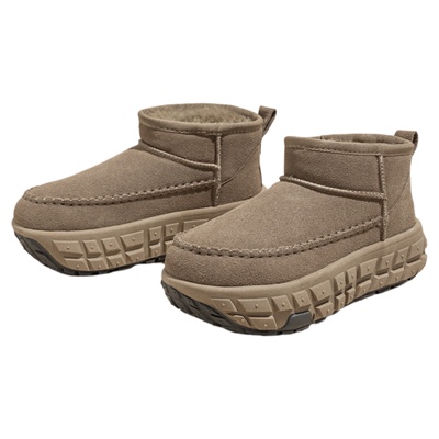 Snowelf冬季保暖短筒加绒雪地靴