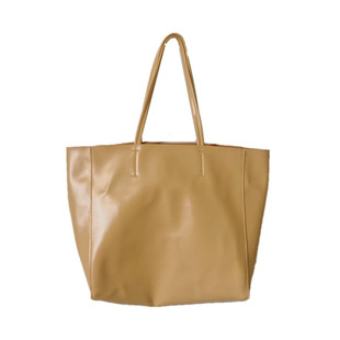 特!实在好价!拿坡里淡奶油黄 大容量托特包 你绿独立自制托特包