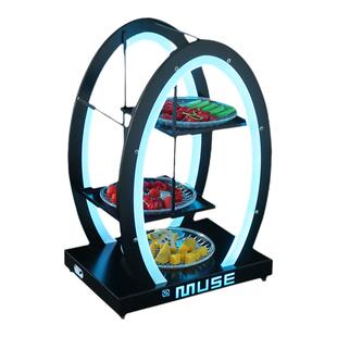 ktv小吃碟led水果拼盘创意清吧零食碟发光小吃盘子电音酒吧果盘架