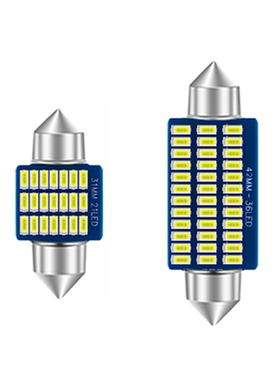 12V双尖T10汽车led阅读灯牌照灯