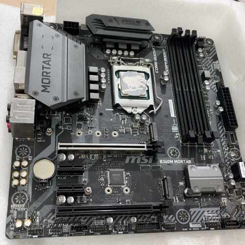 微星B360M MORTAR主板，加i3-8100cpu，支议价
