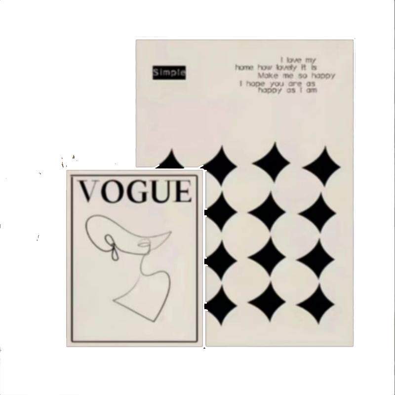 VOGUE北欧艺术小众挂画卧室