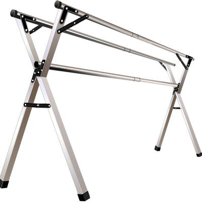 奥誉不锈钢折叠落地晒被子神器杆