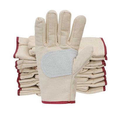 碧欧蓓电焊加厚耐磨透气帆布手套