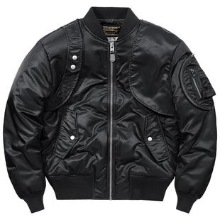 VIP设计感ma1飞行员夹克男冬季加厚棉衣解构拼接高街棒球服外套潮