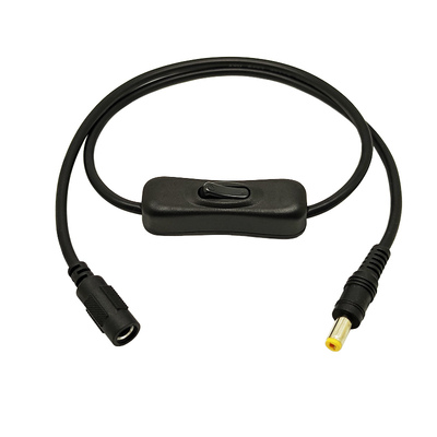 带开关DC电源线公母头连接线插头