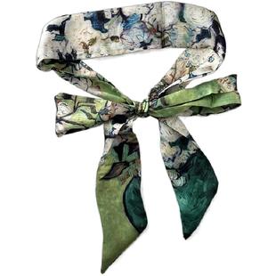 夏季皮带女款装饰长条丝巾女绑发带蕾丝2025新款裤带腰带收腰神器