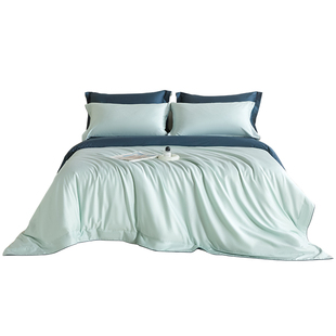 【不打烊】U型三面拉链被套四件套纯棉全棉懒人被套四周拉链被套