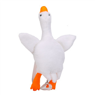 儿童毛绒包包卡通可爱单肩包少女学生百搭时尚公仔大鹅零钱斜挎包