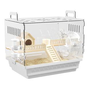 金丝熊仓鼠笼子超大别墅豪华专用便宜大的亚克力透明防啃咬防越狱