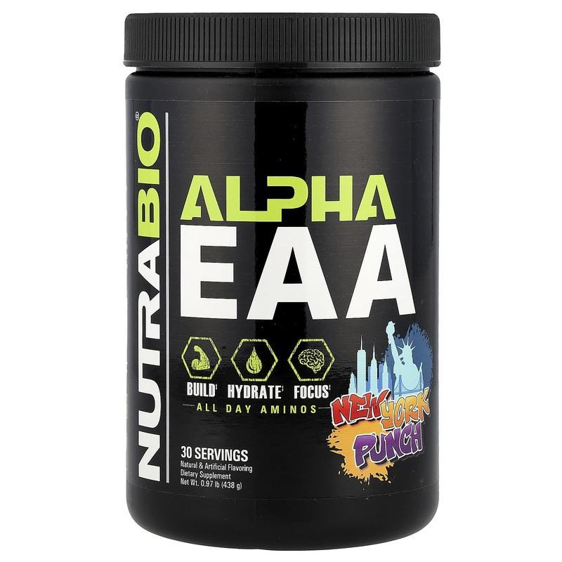 Nutrabio Labs,Alpha EAA，桃茶，0.91 磅（413 克）