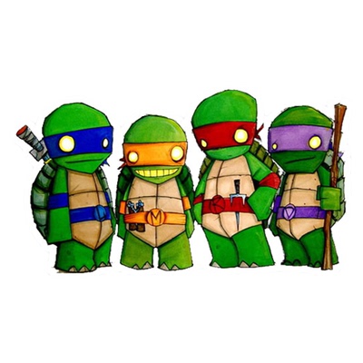 卡通龟贴纸行李箱路飞动漫行李箱贴纸防水滑板旅行箱笔记本贴纸