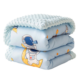 a类母婴级卡通儿童豆豆被幼儿园专用小被子棉被被芯冬被子可机洗