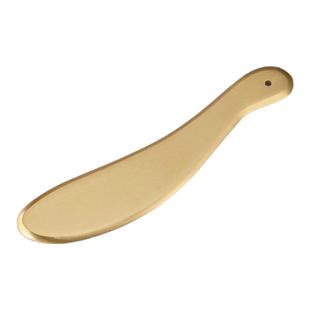 实心黄铜刮痧板全身通用虎符经络疏通肩颈按摩手工刮痧刀李氏砭法