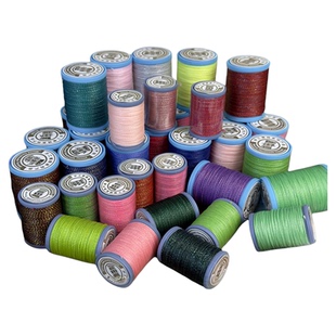 枫之美 闪金圆蜡线0.3高光洒金星空金线手工编织红绳手链材料