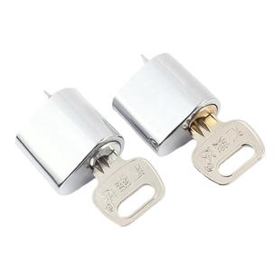 防火门锁芯管道通用型铜芯通开配件专用锁水井锁芯过道消防门锁芯