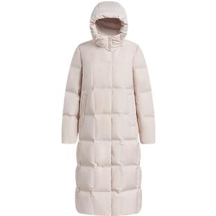 【升级款】波司登冬季羽绒服女新款经典商务长款连帽鹅绒服保暖