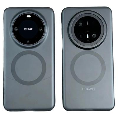 全包磨砂半透明磁吸官方壳适用华为mate80pro手机壳新款mate80promax/70pro/60pro简约高级超薄防摔保护壳