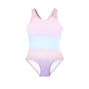 Speedo X moodytiger联名款防晒冲浪女童连体泳衣温泉度假