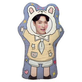 定做张艺兴人形抱枕diy定制男朋友枕头照片异形靠垫娃娃公仔玩偶
