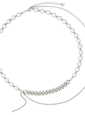 BZV夜光珠甜酷辣妹个性项链