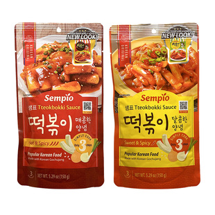 膳府粘糕酱150g年糕调味品酱料小吃零食微甜辣韩式传统饭店部队锅