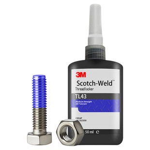 3MTL43填充密封螺纹泄漏厌氧胶TL22耐温耐腐蚀高强度螺丝胶配件TL71螺纹锁固胶水禁锢螺丝螺母不易松动