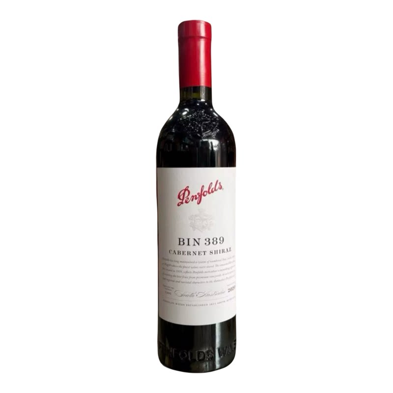 奔富Bin389【正品保证】澳洲进口赤霞珠设拉子干红葡萄酒750ml/瓶