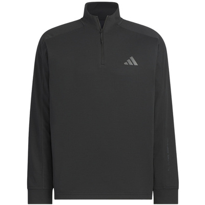 【自营】adidas阿迪达斯男华夫格休闲套头衫拉链半开襟卫衣KB5210