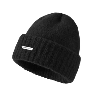 帽子男款秋冬季大头围骑车保暖针织堆堆帽冬天包头冷帽女2025新款