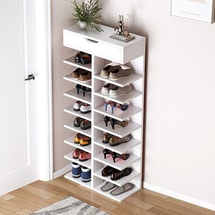 鞋架家用小户型简易分层隔板房门口出租收纳入门鞋柜省空间置物架