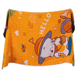 纱布浴巾纯棉男女家用吸水全棉大人儿童卡通洗澡沙滩裹巾大毛巾