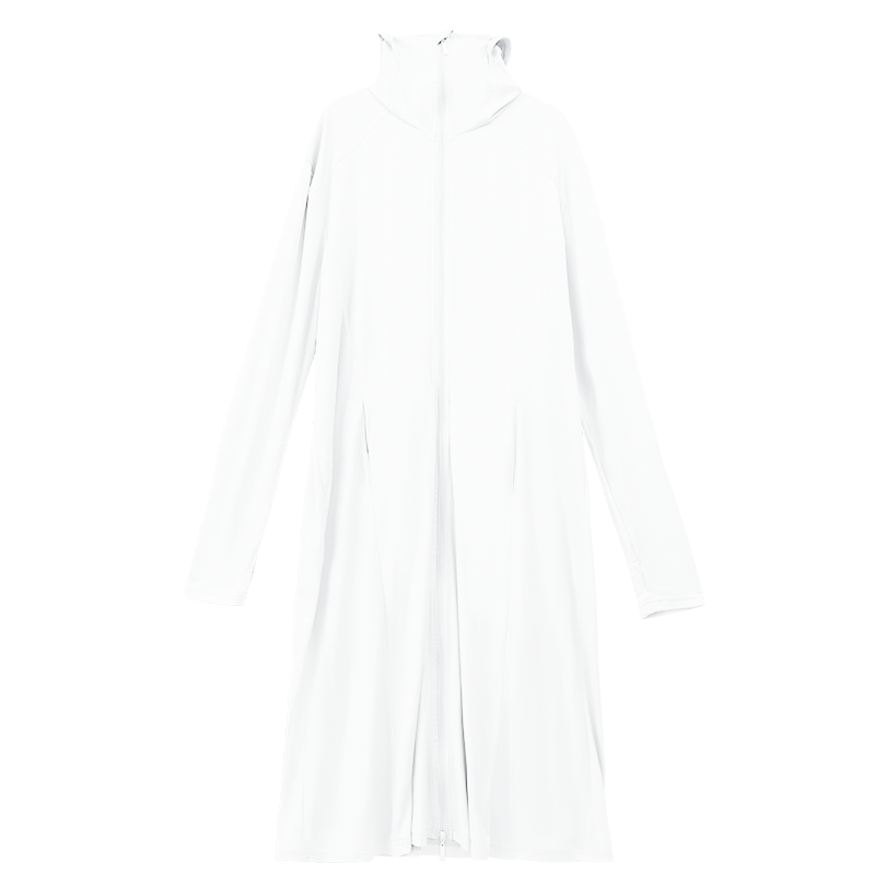 八度丘专业防晒衣女防紫外线透气夏超长款全身薄防晒服外套皮肤衣