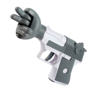 儿童公平猜拳枪剪刀石头布对战玩具手枪聚会气氛创意解压神器手枪