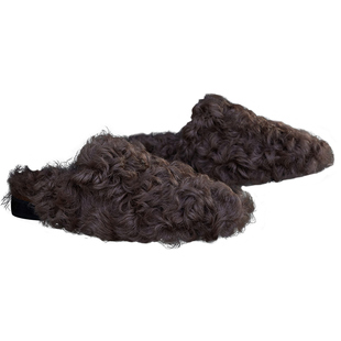 Le' Murmure 提格拉多羊卷毛 云柔时髦感蓬松艺术圈圈绒穆勒鞋女