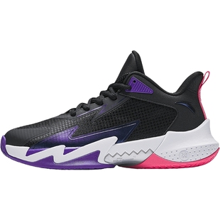 安踏儿童男大童篮球鞋2025春款透气舒适防滑耐磨中大童网面运动鞋