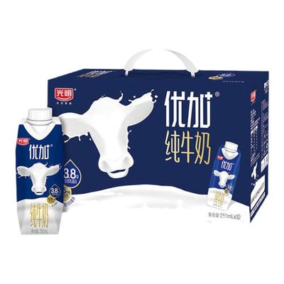 光明优加3.8纯牛奶250ml*10