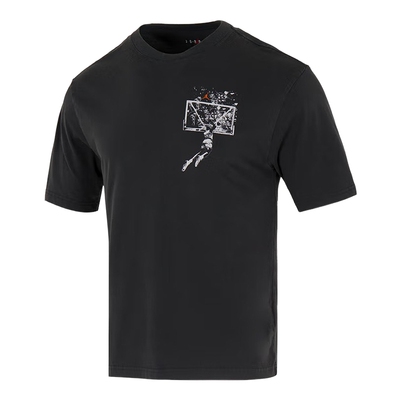 NIKE耐克AJ短袖男夏季JORDAN扣碎图案宽松篮球运动T恤IB3298-045