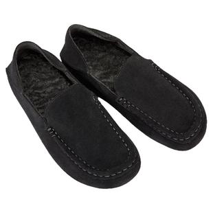 IDO女鞋2025新款冬季加绒两穿今年流行的豆豆鞋内增高毛里乐福鞋