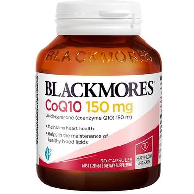 澳佳宝BLACKMORES辅酶素q10软胶囊150mg300mg熬夜心脏血管正品