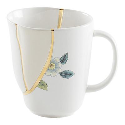 Seletti陶瓷轻奢金缮马克杯
