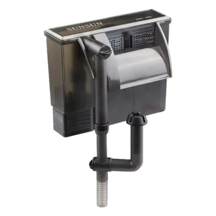 森森鱼缸壁挂式过滤器外置除油膜净水器小型桌面水草缸瀑布循环泵