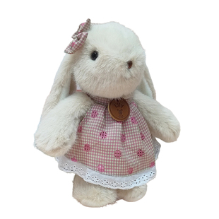 原点绒创Lily兔毛绒玩具可爱陪伴穿裙小兔子玩偶公仔儿童生日礼物