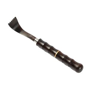 紫光檀木老头乐可伸缩痒痒挠乌木多功能止痒挠实木不求人抓背耙子