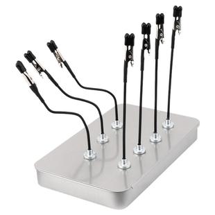 磁吸上色夹可弯折模型喷漆金属上色夹军事高达模型底座晾干支架夹