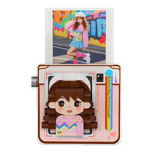 方仔照相馆照片冲印unicus定制积木大头贴创意生日礼物文创冰箱贴