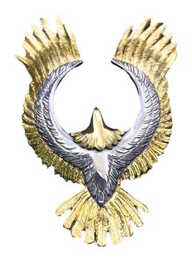 HorizonBlue金头先金间金鹰吊坠